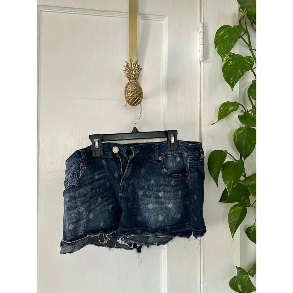 Aeropostle Midi Jean Shorts women’s size 12